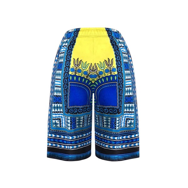 Dashiki Pocket Loose Colorful Women's Shorts