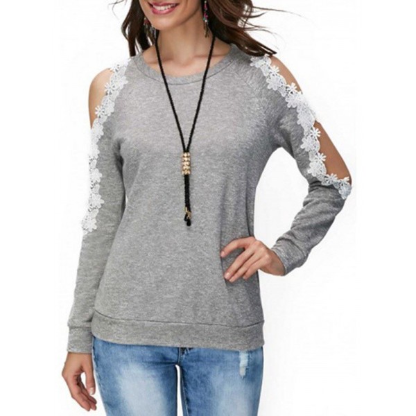 Long Skeeve Off Shoulder Women's T-shirt
