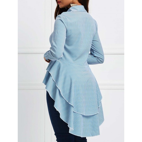Exquisite High Elastic Irregular Shirt