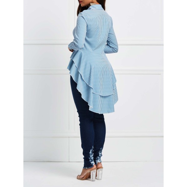 Exquisite High Elastic Irregular Shirt