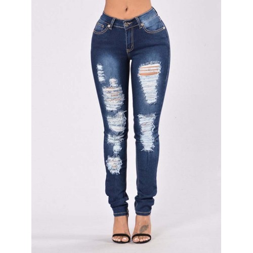 Broken Hole Sexy Jeans