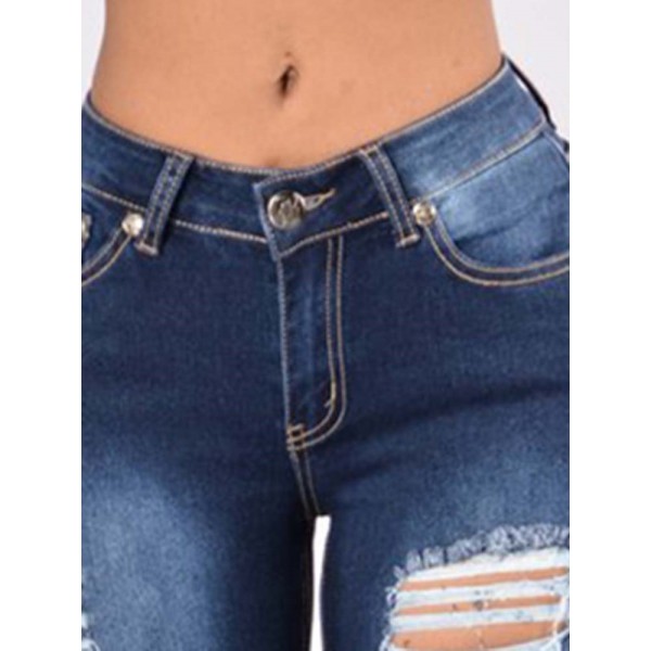 Broken Hole Sexy Jeans