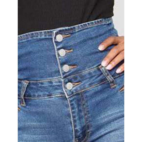Four-Breasted Pencil Jeans