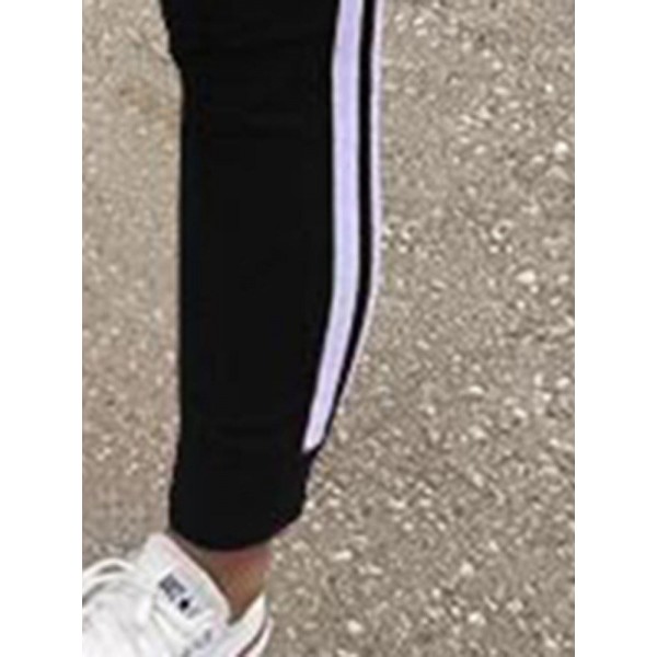 Fashion Print Letter Long Sleeve Casual Suit