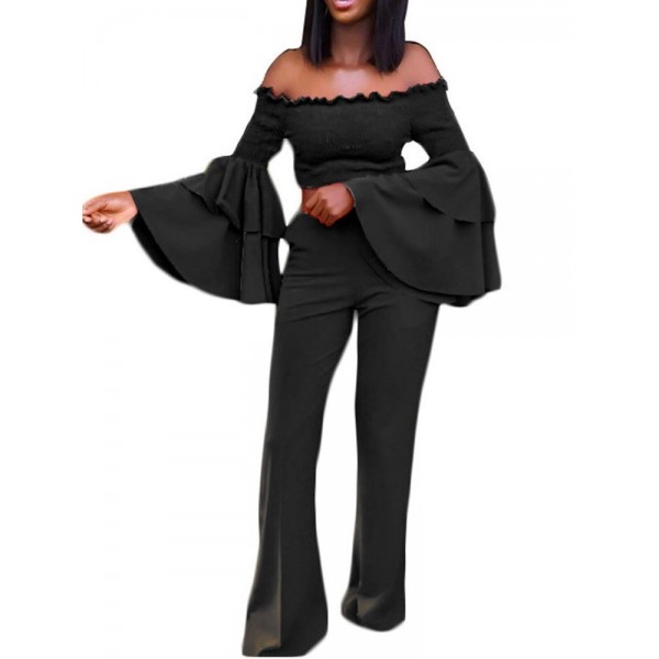 Frilled Pleated Stit...