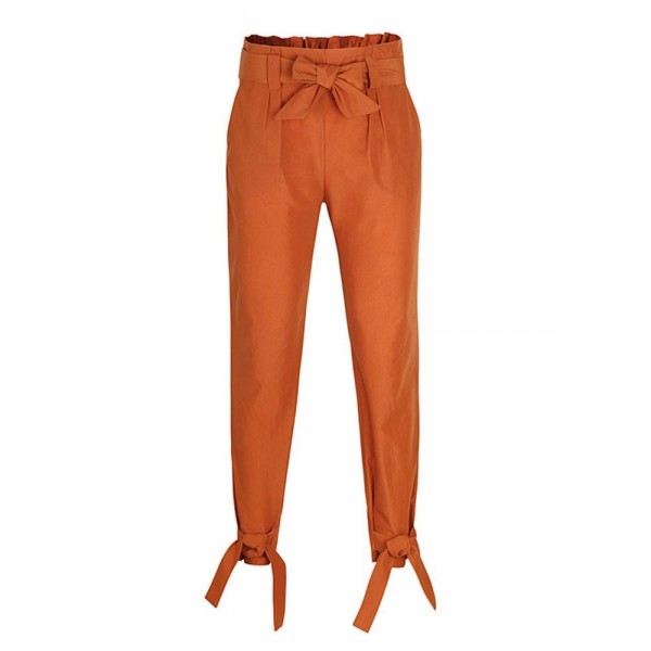 High Waisted Bowkont Loose Casual Pants