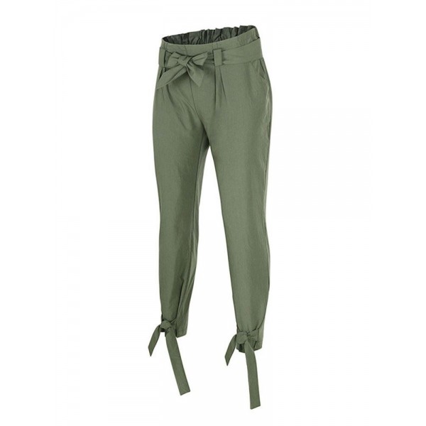 High Waisted Bowkont Loose Casual Pants
