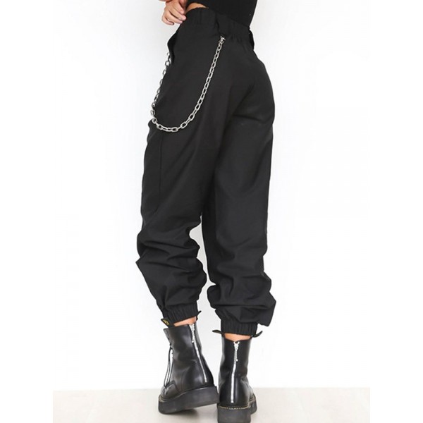Mid -Waisted Slim Ca...