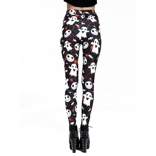 3D Floral Animal Halloween Leggings