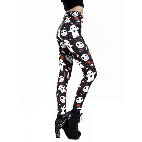 3D Floral Animal Halloween Leggings