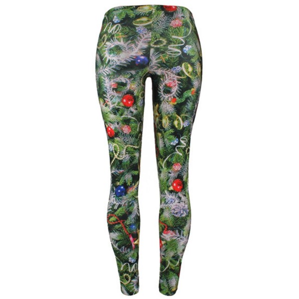 Christmas Print Breathable Women's Pants