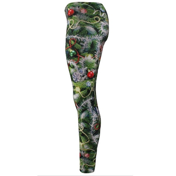 Christmas Print Breathable Women's Pants