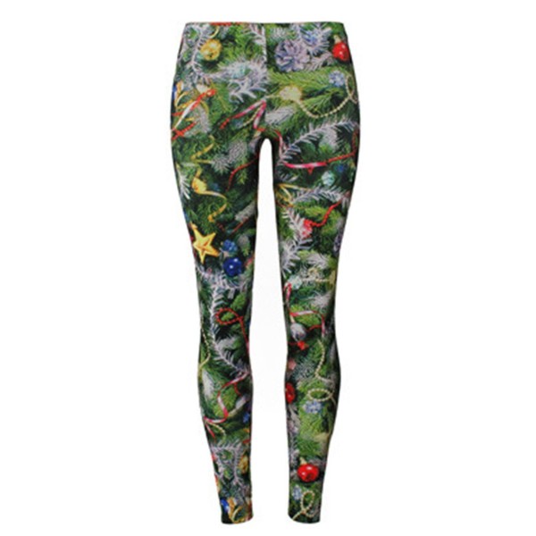 Christmas Print Breathable Women's Pants