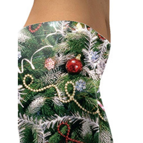 Christmas Print Breathable Women's Pants