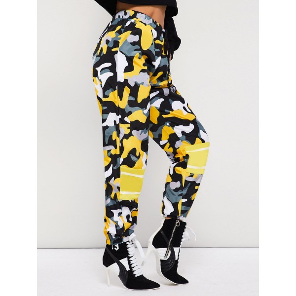 Camouflage Loose Harem Pants Full Length Casual Pants