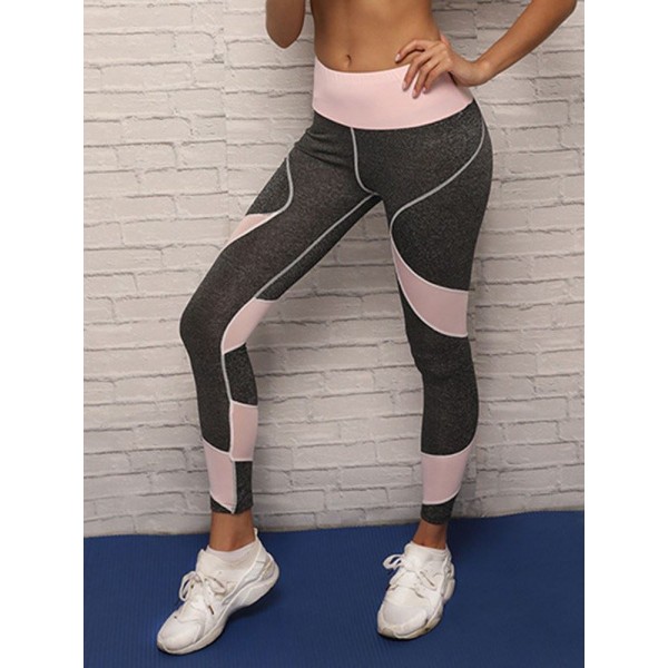 Best Seller Patchwork Contrast Color Yoga Leggings